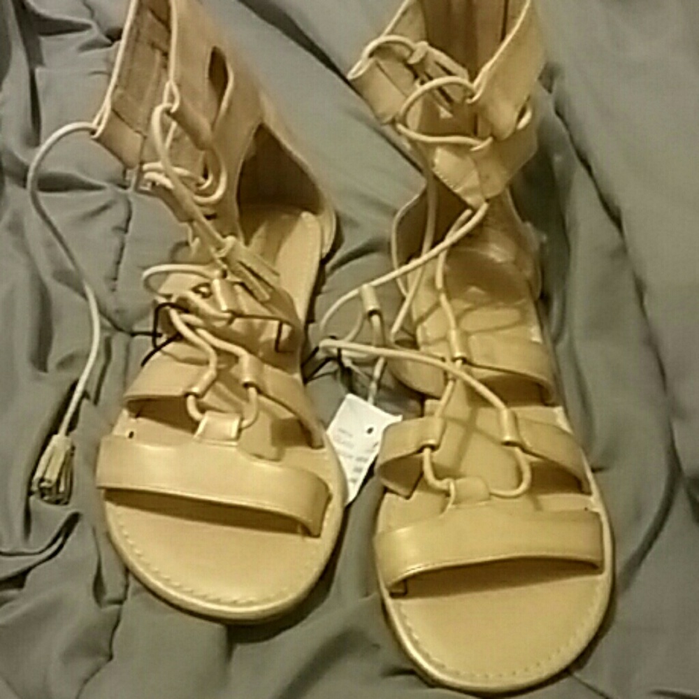 Woman's gladiator style shoes